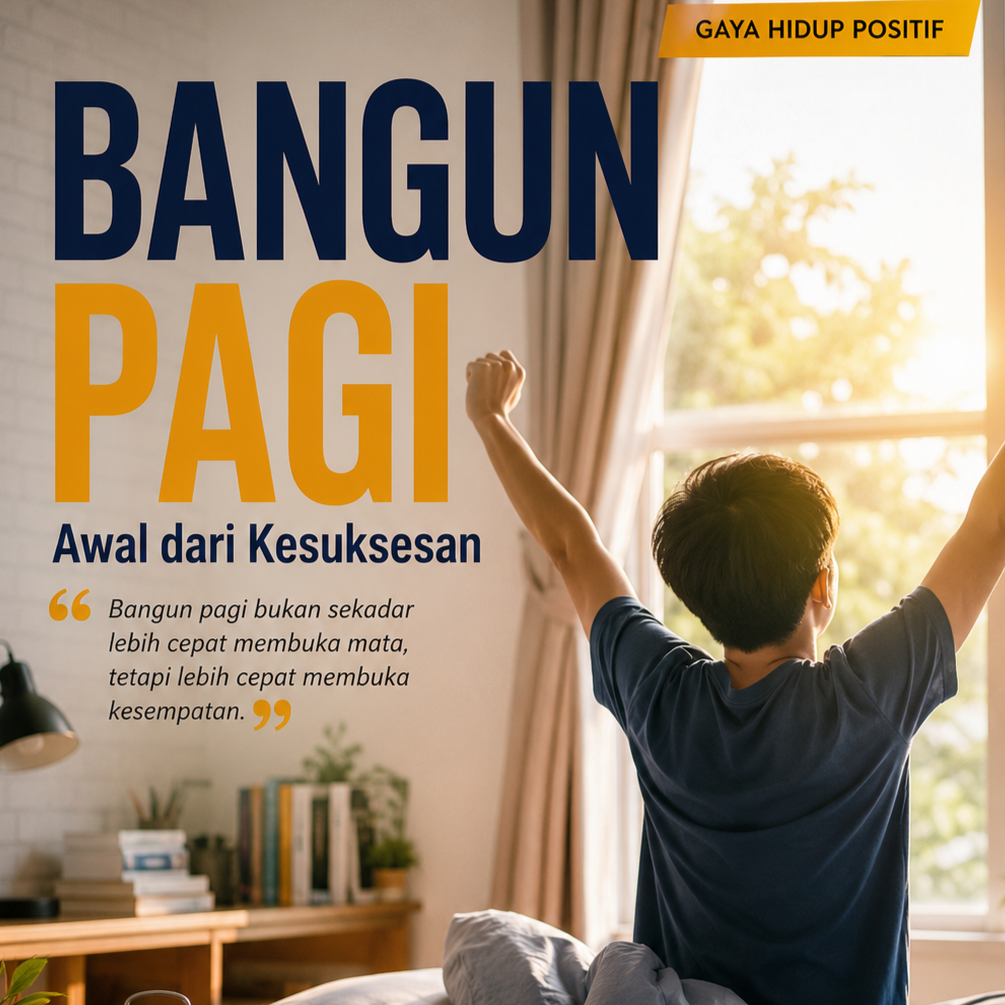 Bangun Pagi, Awal dari Kesuksesan